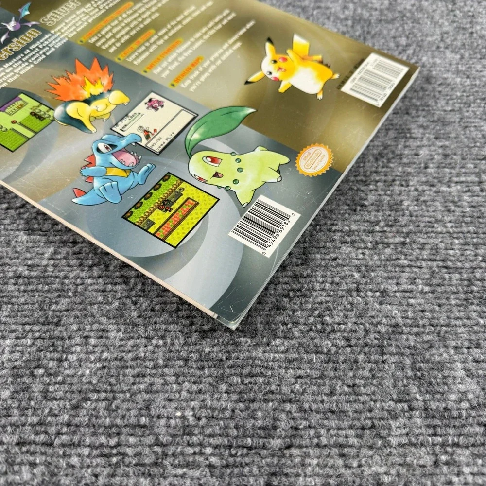 Nintendo Pokemon Strategy Guide Gold Silver Version Player's Guide Vintage Book